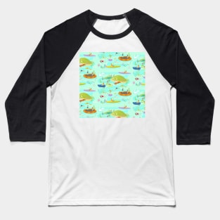 Having Fun at the Lake Baseball T-Shirt